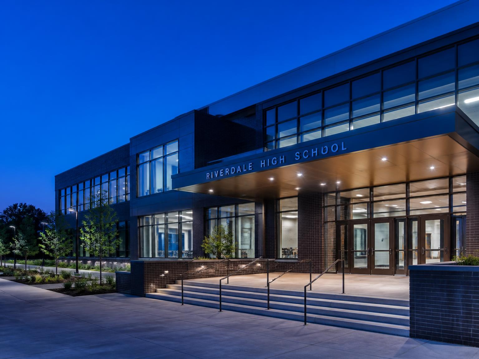 School building exterior