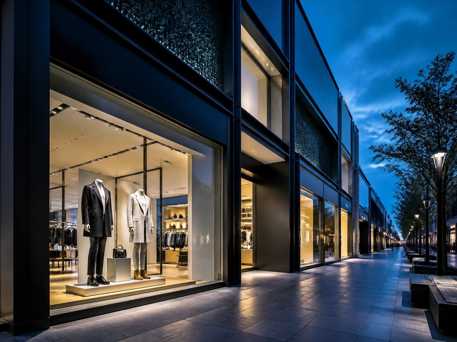 Small retail storefront interior